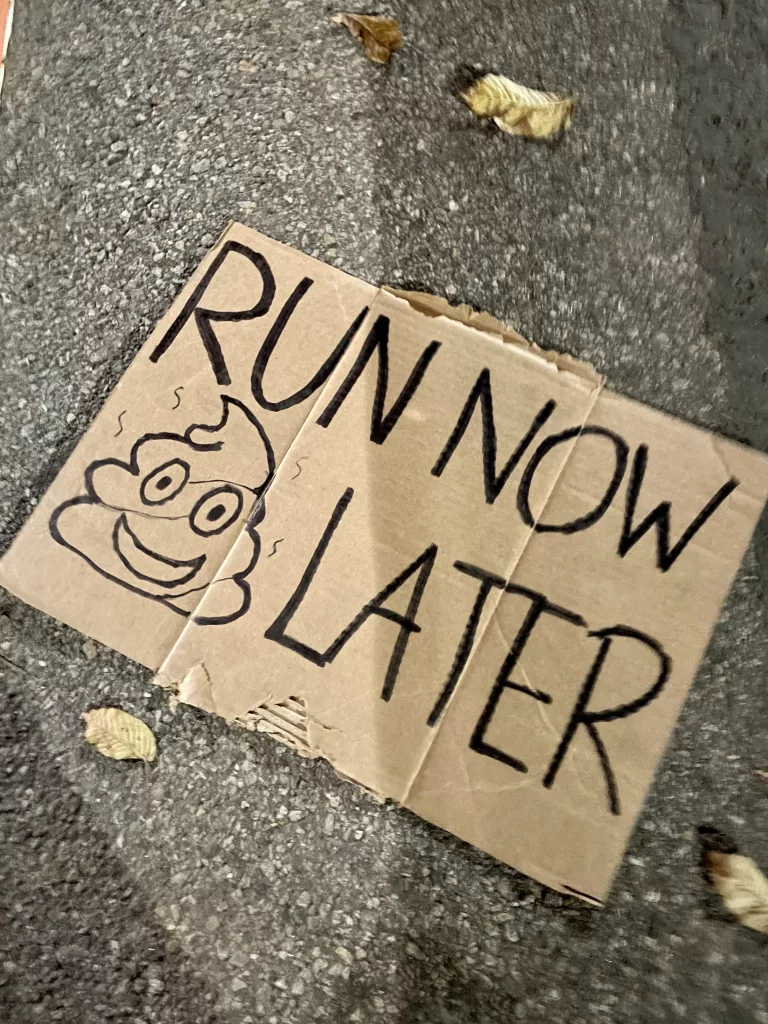 Marathon Sign, New York City