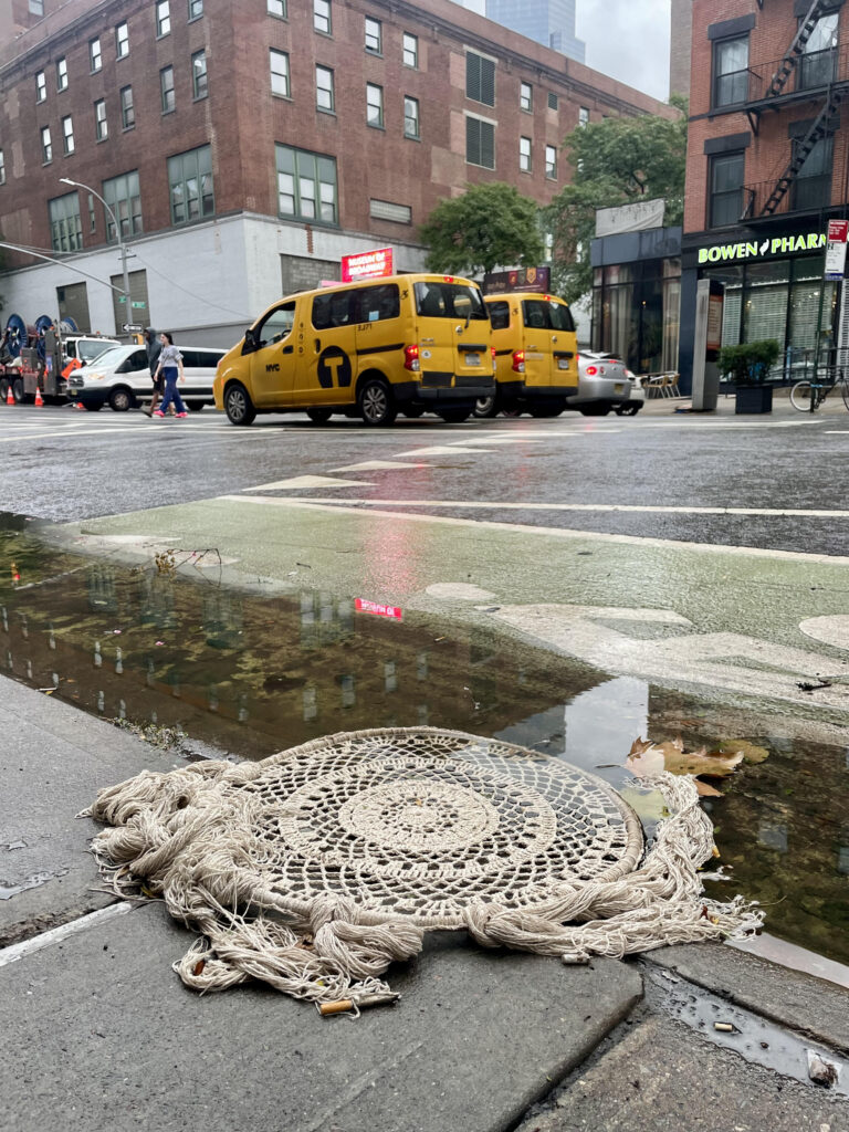 Rainy street New York City.